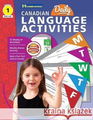 Canadian Daily Language Activities Grade 1 Eleanor M Summers 9781771587303 On the Mark Press - książka