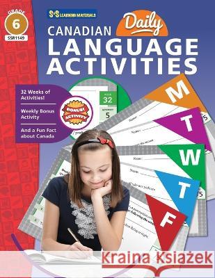 Canadian Daily Language Activities Grade 6 Eleanor M Summers 9781771587457 On the Mark Press - książka