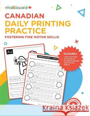 Canadian Daily Printing Practice Grades 2-4 Demetra Turnbull 9781771053426 Chalkboard Publishing - książka