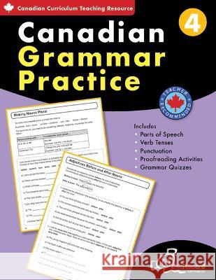 Canadian Grammar Practice Grade 4 David MacDonald Wendy Scavuzzo 9781771054058 Chalkboard Publishing - książka