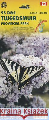 Canadian Topographic Maps Tweedsmuir Provincial Park. Cartes Topographiques du Canada Tweedsmuir Provincial Park : Waterproof    9781553418894 GeoCenter - książka