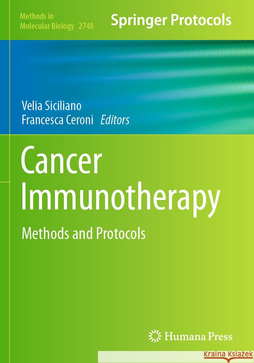 Cancer Immunotherapy  9781071635957 Springer US - książka