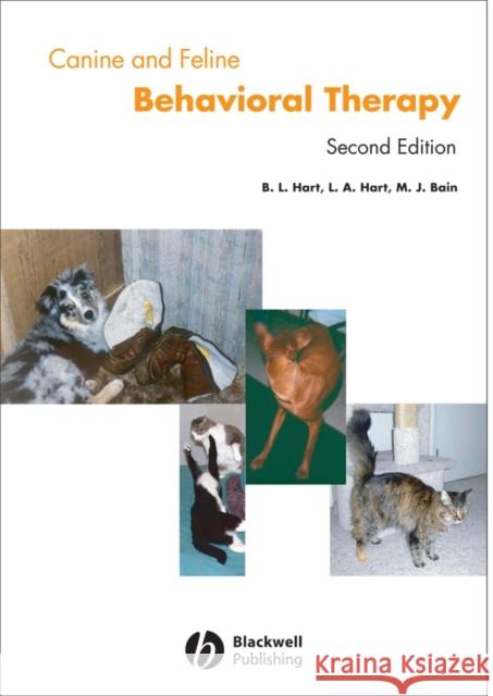 Canine and Feline Behavior Therapy Hart                                     Benjamin L. Hart Lynnette A. Hart 9780683039122 Blackwell Publishing Professional - książka