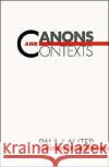 Canons and Contexts Paul Lauter Paul Lauter 9780195068320 Oxford University Press