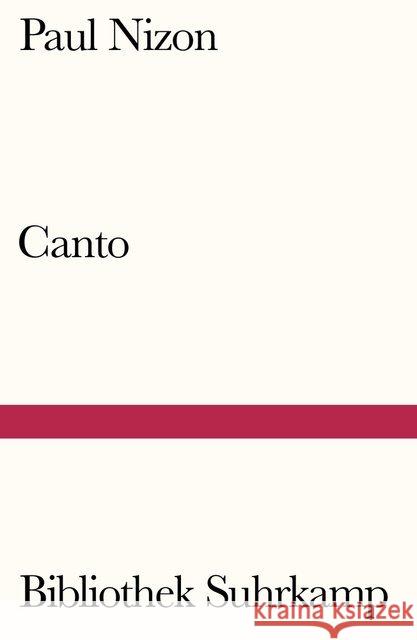 Canto Nizon, Paul 9783518241653 Suhrkamp - książka