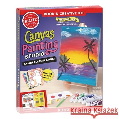 Canvas Painting Studio Editors of Klutz 9781546114093 Scholastic US - książka