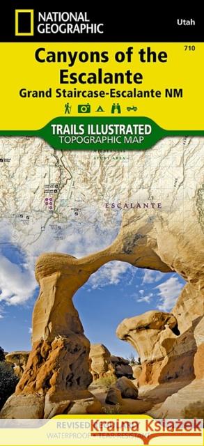 Canyons of the Escalante Map [Grand Staircase-Escalante National Monument] National Geographic Maps 9781566953245 National Geographic Maps - książka