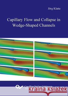 Capillary Flow and Collapse in Wedge-Shaped Channels J?rg Klatte 9783869559933 Cuvillier - książka