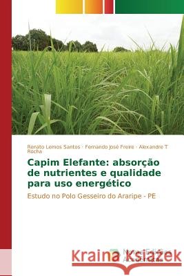 Capim Elefante: absorção de nutrientes e qualidade para uso energético Santos Renato Lemos 9786130154332 Novas Edicoes Academicas - książka