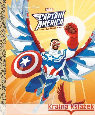 Captain America: Sam Wilson (Marvel) Frank Berrios Anthony Conley 9780593651124 Golden Books - książka