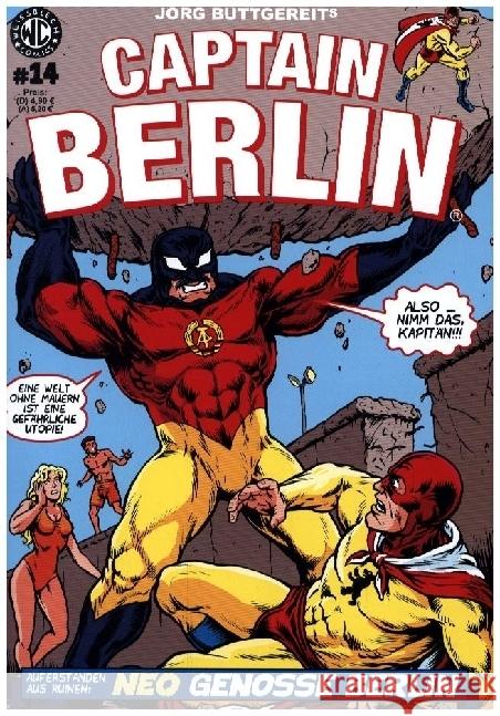 Captain Berlin 14 Buttgereit, Jörg, Frauenwahl, Fufu, Kurio, Levin 9783869591308 Weissblech Comics - książka