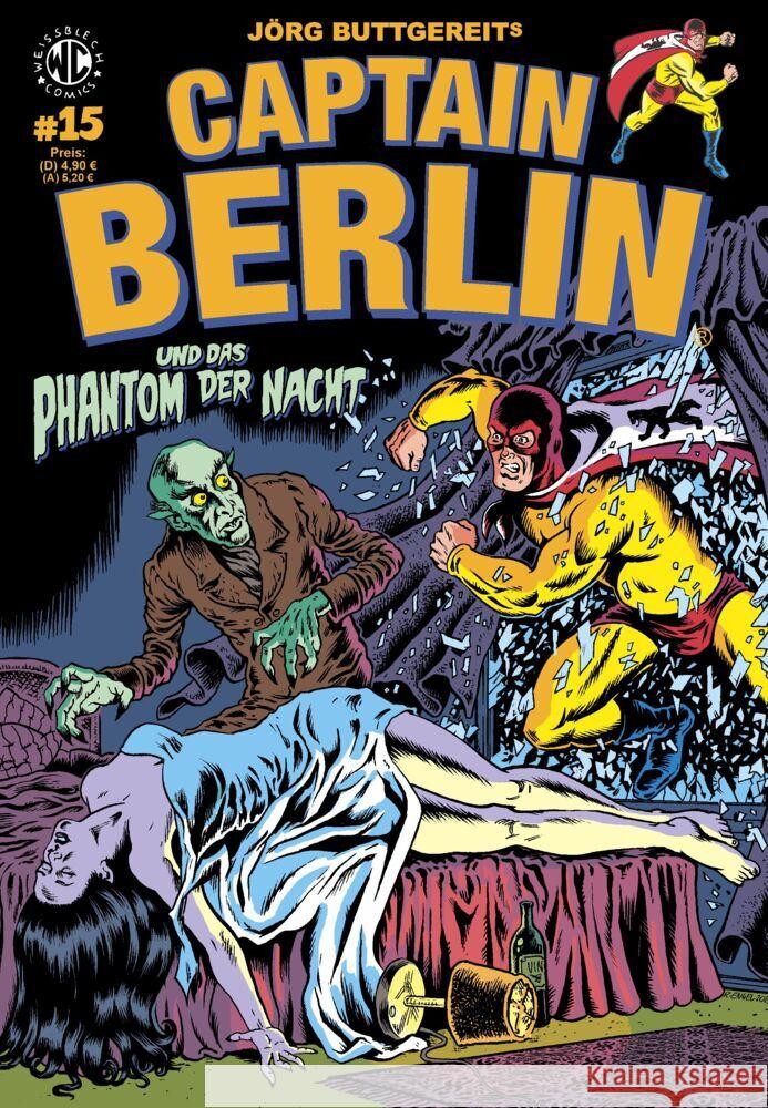 Captain Berlin 15 Buttgereit, Jörg, Kurio, Levin, Lep, The 9783869591322 Weissblech Comics - książka