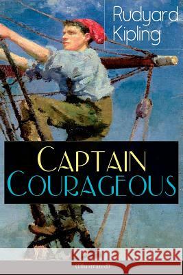 Captain Courageous (Illustrated): Adventure Novel Rudyard Kipling 9788026891611 E-Artnow - książka