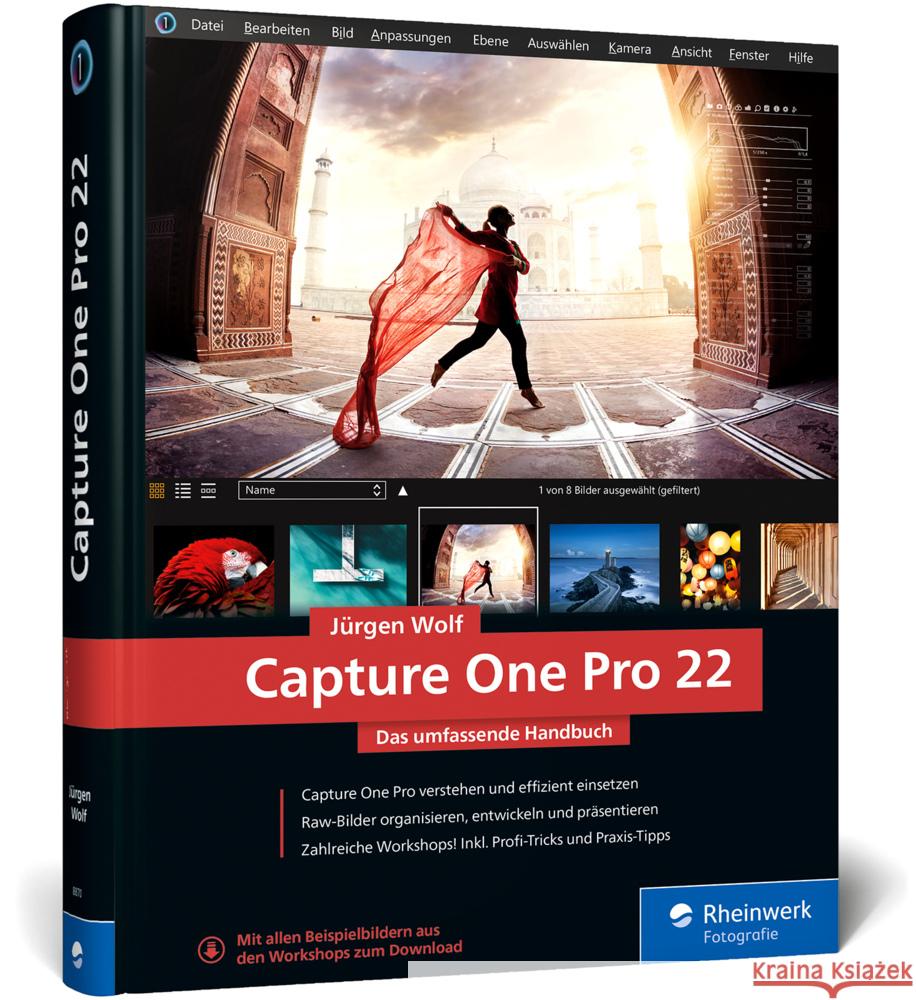 Capture One Pro 22 Wolf, Jürgen 9783836288705 Rheinwerk Fotografie - książka