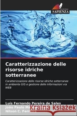 Caratterizzazione delle risorse idriche sotterranee Pereira de Sales, Luís Fernando, Magna Júnior, João Paulo, Ferreira, Nilson C. 9786207481187 Edizioni Sapienza - książka