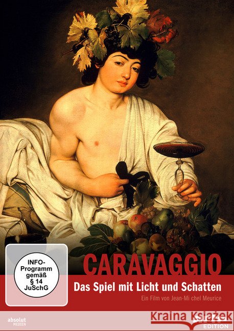 CARAVAGGIO - Das Spiel mit Licht und Schatten, 1 DVD  9783848810338 absolut - książka