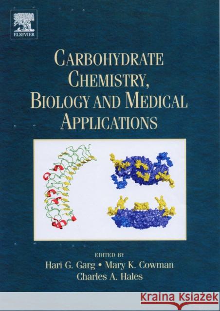 Carbohydrate Chemistry, Biology and Medical Applications Hari G. Garg Mary K. Cowman Charles A. Hales 9780080548166 Elsevier Science - książka