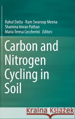 Carbon and Nitrogen Cycling in Soil Rahul Datta Ram Swaroop Meena Shamina Imran Pathan 9789811372636 Springer - książka