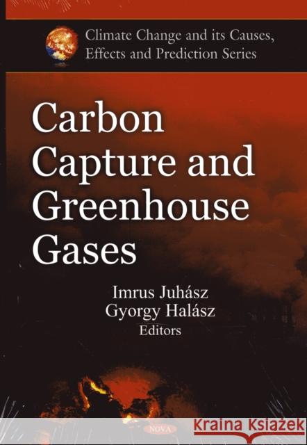 Carbon Capture & Greenhouse Gases Imrus Juhász, Gyorgy Halász 9781606920893 Nova Science Publishers Inc - książka