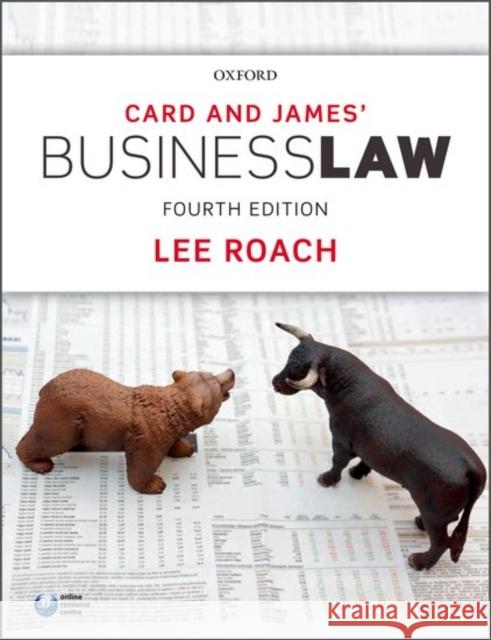 Card & James' Business Law Roach, Lee 9780198748380 OXFORD UNIVERSITY PRESS ACADEM - książka