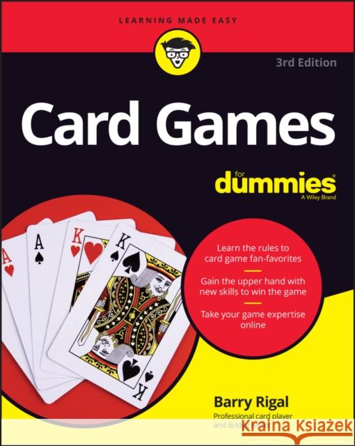 Card Games For Dummies Barry Rigal 9781119880424 John Wiley & Sons Inc - książka