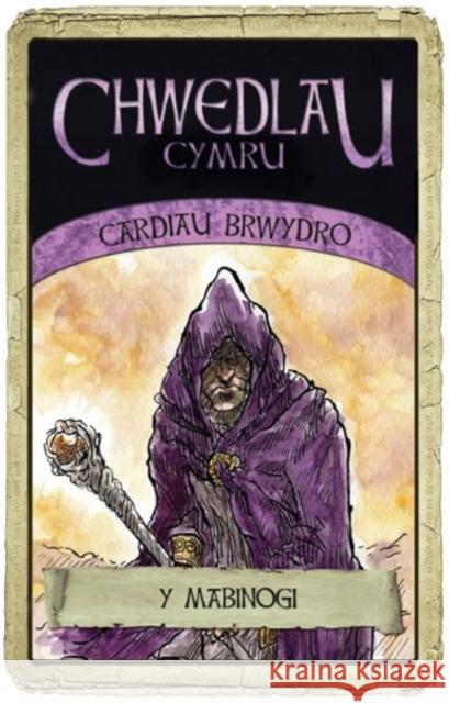 Cardiau Brwydro Chwedlau Cymru: Y Mabinogi Huw Aaron 9781912261222 Atebol Cyfyngedig - książka