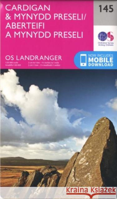 Cardigan & Mynydd Preseli Ordnance Survey 9780319262436 Ordnance Survey - książka