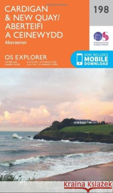 Cardigan and New Quay, Aberaeron Ordnance Survey 9780319243916 Ordnance Survey - książka