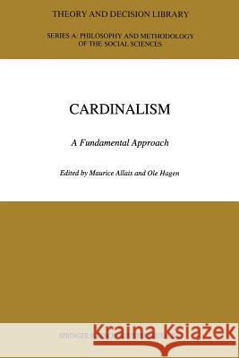 Cardinalism: A Fundamental Approach Allais, M. 9789401043847 Springer - książka