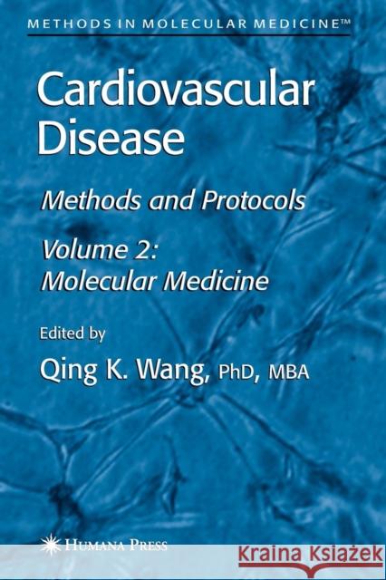 Cardiovascular Disease, Volume 2: Molecular Medicine Wang, Qing 9781617378294 Springer - książka