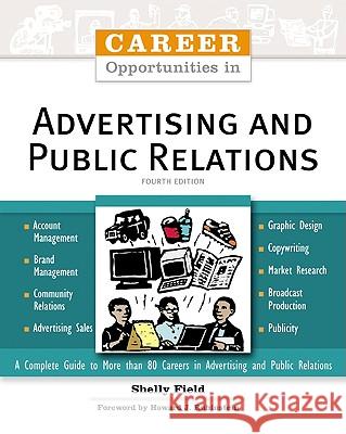 Career Opportunities in Advertising and Public Relations Shelly Field Howard J. Rubenstein 9780816062461 Checkmark Books - książka