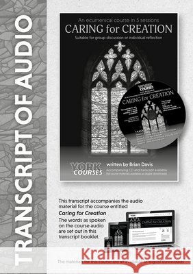 Caring for Creation – York Courses Brian Davis 9781909107403  - książka