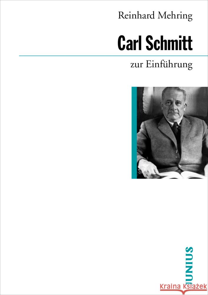 Carl Schmitt zur Einführung Mehring, Reinhard   9783885066859 Junius Verlag - książka