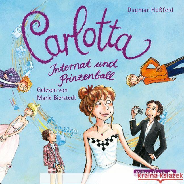 Carlotta - Internat und Prinzenball, 2 Audio-CDs Hoßfeld, Dagmar 9783867421522 Silberfisch - książka