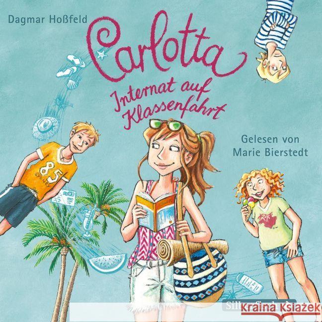 Carlotta, Internat auf Klassenfahrt, 2 Audio-CDs : Lesung. CD Standard Audio Format. Gekürzte Ausgabe Hoßfeld, Dagmar 9783867425889 Silberfisch - książka