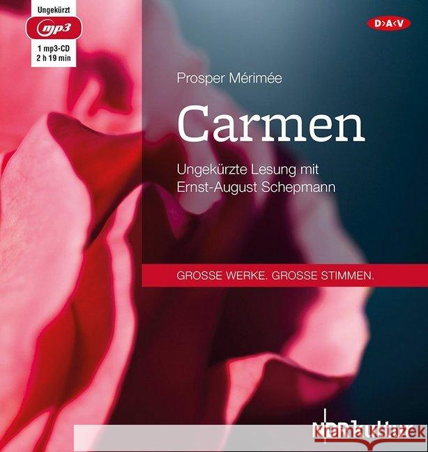 Carmen, 1 MP3-CD : Ungekürzte Lesung Mérimée, Prosper 9783862318698 Der Audio Verlag, DAV - książka