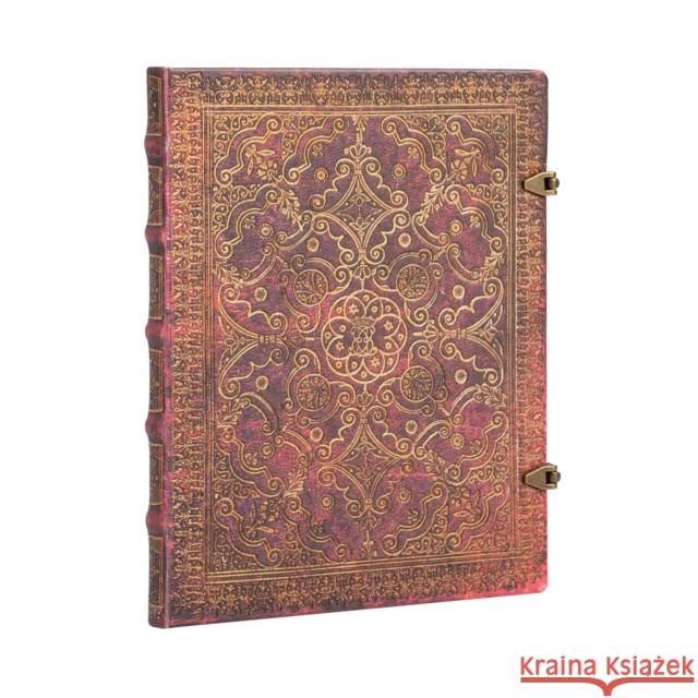 Carmine (Equinoxe) Ultra Lined Hardcover Journal Paperblanks 9781439726860 PAPERBLANKS STATIONERY - książka