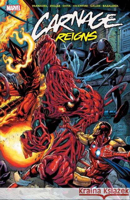 Carnage Reigns  9781302954222 Marvel Comics - książka