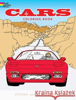 Cars Coloring Book Steven James Petruccio 9780486291277 Dover Publications - książka