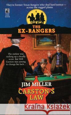 Carston's Law (Exrangers 9) Jim Miller 9781501109508 Gallery Books - książka