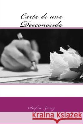 Carta de una Desconocida Editors, Jv 9781979966030 Createspace Independent Publishing Platform - książka