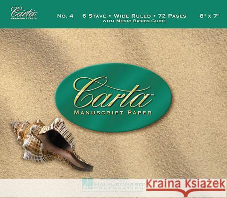 Carta Manuscript Paper No. 4 - Children's Hal Leonard Publishing Corporation 9780793557158 Hal Leonard Publishing Corporation - książka