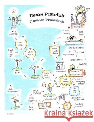 Cartoon President: Team Patriot Jzikah Ball 9781790870325 Independently Published - książka