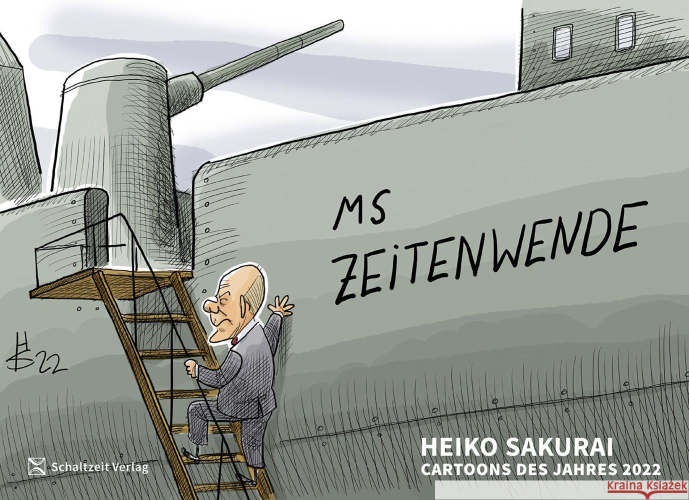 Cartoons des Jahres 2022 Sakurai, Heiko 9783946972655 Schaltzeit - książka