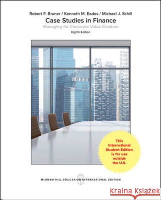 Case Studies in Finance BRUNER   9781260083262 McGraw-Hill Education - książka