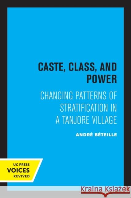 Caste, Class, and Power: Changing Patterns of Stratification in a Tanjore Village Andre Beteille 9780520317857 University of California Press - książka