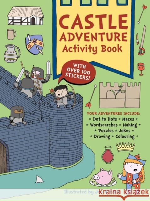 Castle Adventure Activity Book J Alliston 9781787080201 Button Books - książka