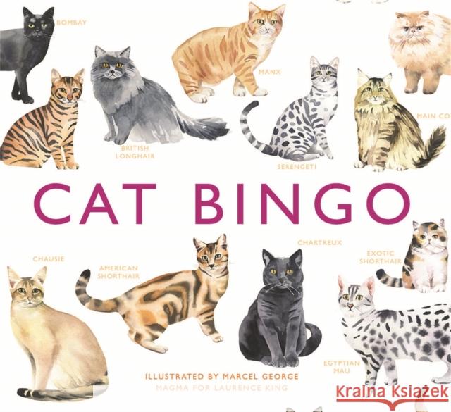 Cat Bingo Marcel George 9781780679037 Laurence King - książka