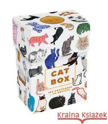 Cat Box: 100 Postcards by 10 Artists Princeton Architectural Press 9781648960741 Princeton Architectural Press - książka