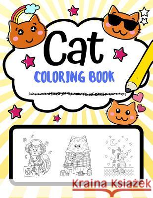 Cat Coloring Book: Super Cute Cat Coloring Pages, Perfect Cat Lover Gift Coloring Pages Studios 9781790813117 Independently Published - książka